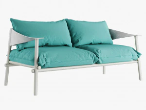 terramare two seats sofa 3D Model