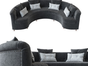round sofa 3D Model