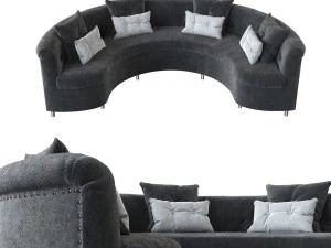 round sofa 3D Model
