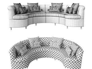 round sofa 3D Model