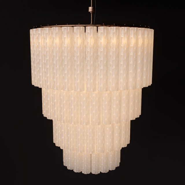 crystal ceiling lamp 3D Model .c4d .max .obj .3ds .fbx .stl .blend 