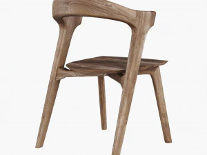 ethnicraft oak bok dining chair 3D Model