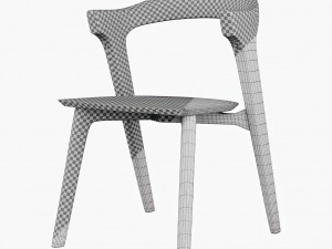 ethnicraft oak bok dining chair 3D 模型