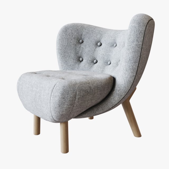little petra chair Model 3D .c4d .max .obj .3ds .fbx .stl .blend 