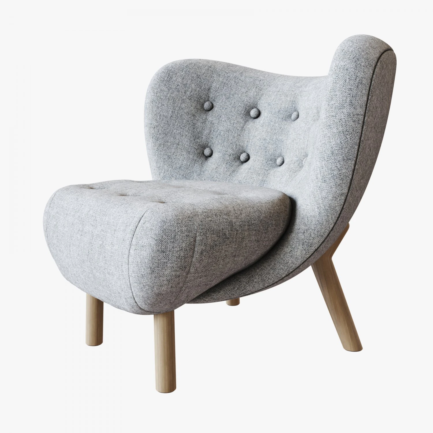 little petra chair 3D Model .c4d .max .obj .3ds .fbx .stl .blend