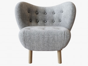 little petra chair Model 3D