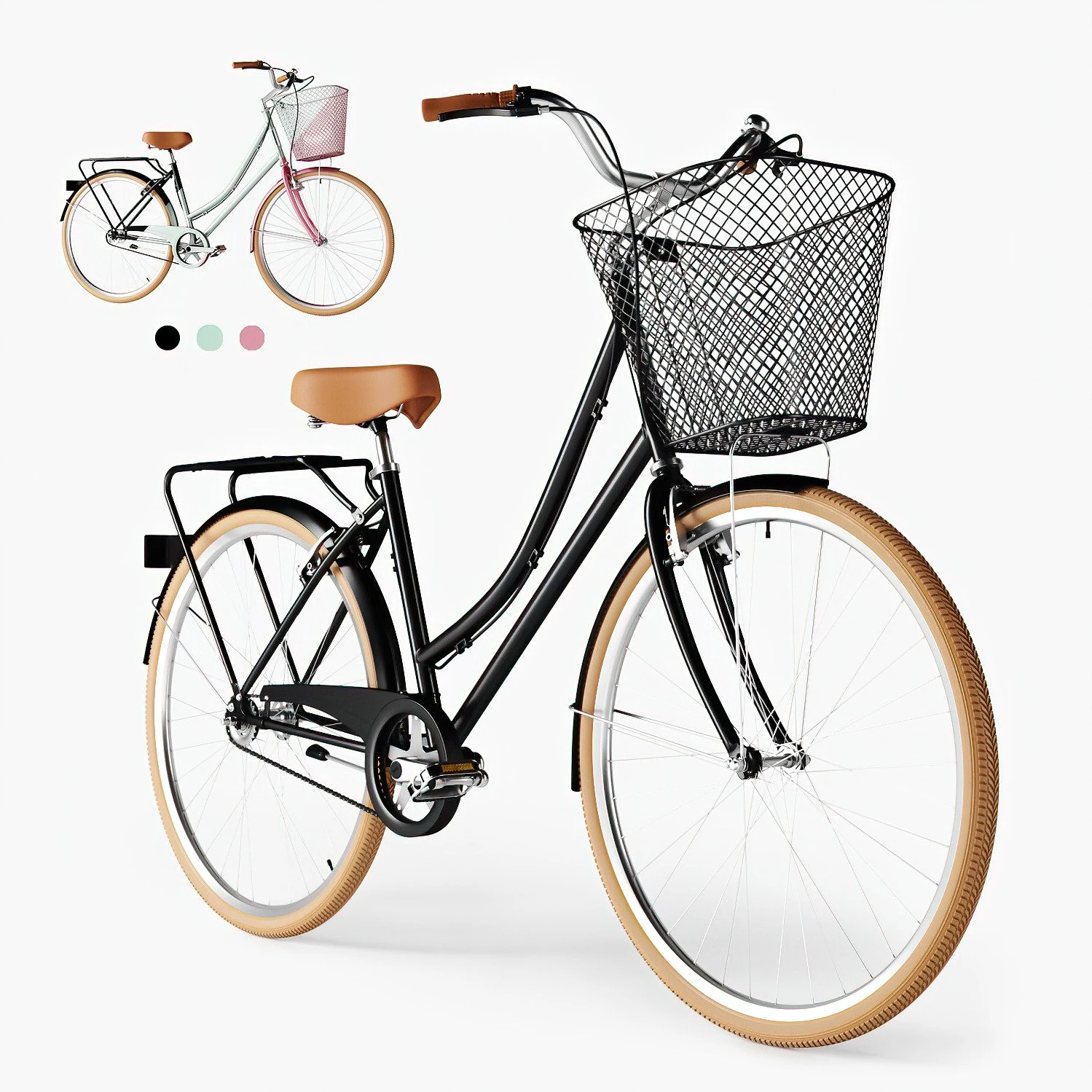 bike vintage ladies deluxe 3D Model .c4d .max .obj .3ds .fbx .stl .blend