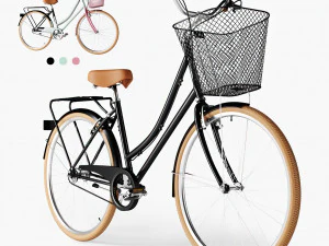 bicicleta vintage damas de lujo Modelo 3D