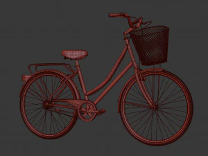bike vintage ladies deluxe 3D Model