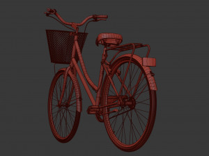 bike vintage ladies deluxe Modelo 3D