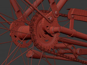 bike vintage ladies deluxe 3D Model