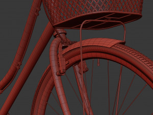 bike vintage ladies deluxe Modelo 3D