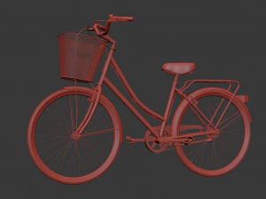 bike vintage ladies deluxe 3D Model