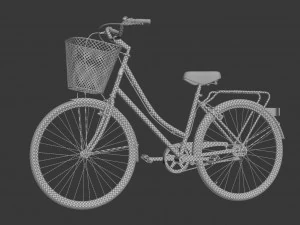bike vintage ladies deluxe 3D Model