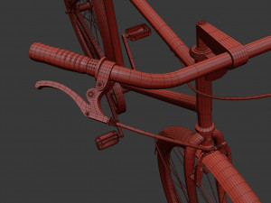 bike vintage roadster 3D मॉडल
