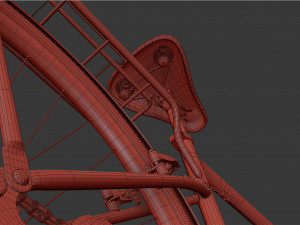 bike vintage roadster 3D मॉडल