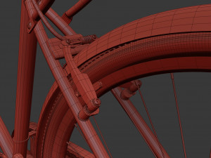 bike vintage roadster 3D मॉडल