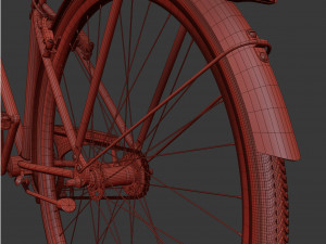 bike vintage roadster 3D मॉडल