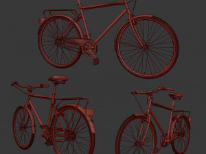 bike vintage roadster 3D मॉडल