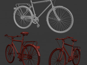 bike vintage roadster 3D मॉडल