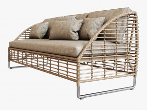 season sun lounge sofa 3D Model