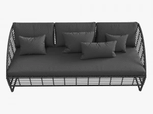 season sun lounge sofa 3D Model