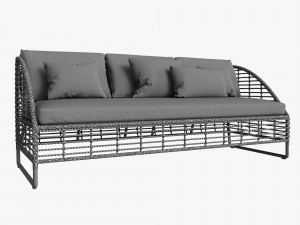 season sun lounge sofa 3D Model