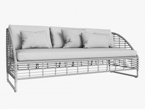 season sun lounge sofa 3D Model