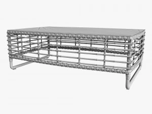 season sun coffee table 3D Model