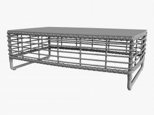 season sun coffee table 3D Model