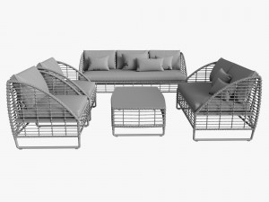 season sun furniture set 3D Model