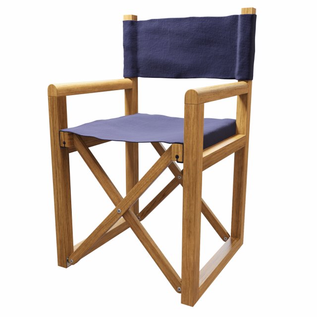 directors chair by serena and lily 3D Модель .c4d .max .obj .3ds .fbx .stl .blend 