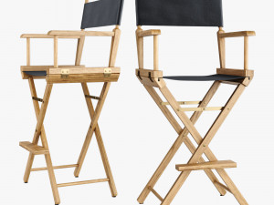 directors chair los angeles 3Dモデル
