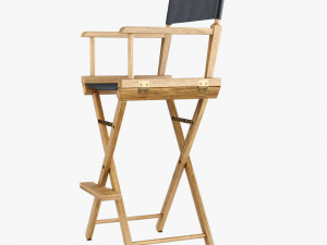 directors chair los angeles 3Dモデル