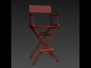 directors chair los angeles 3Dモデル