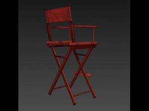 directors chair los angeles 3Dモデル