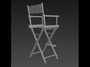 directors chair los angeles 3Dモデル