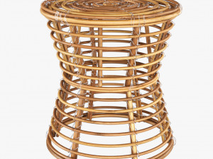 wicker coffe table 3D Модель
