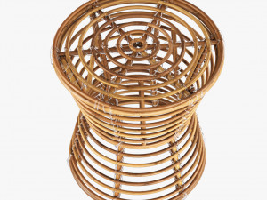 wicker coffe table 3D Модель