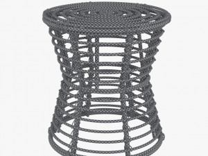 wicker coffe table 3D Модель