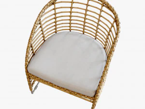 zecanka omar chair 3D Model