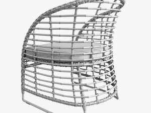 zecanka omar chair 3D Model