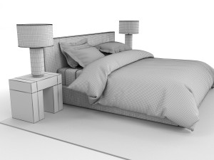 modern bedroom 3D Model
