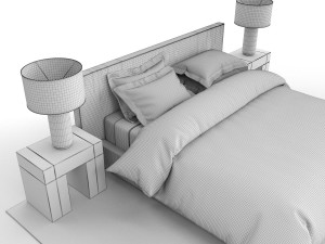 modern bedroom 3D Model