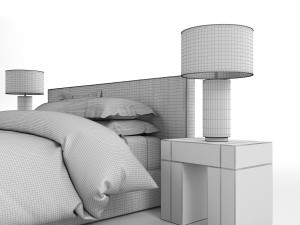 modern bedroom 3D Model