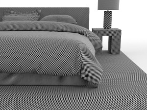 modern bedroom 3D Model