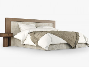 double bed 3D 모델