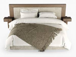 double bed 3D 모델