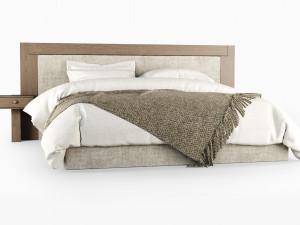 double bed 3D 모델