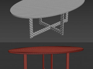 mecox table Modelo 3D